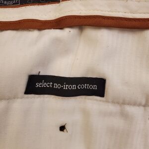 Select No Iron Cotton 44x29 Khaki Pants